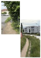 Foto: Gehweg schlecht passierbar 
